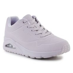 Buty Skechers Uno Stand On Air 73690-LAV fioletowe. Fioletowe obuwie sportowe damskie bez wzorów, z materiału. Za 544.84 zł.