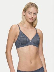 Triumph Biustonosz z fiszbiną Amourette Charm 10214458 Niebieski. Niebieskie biustonosze Triumph, bez wzorów, z syntetyku. Za 85.00 zł.