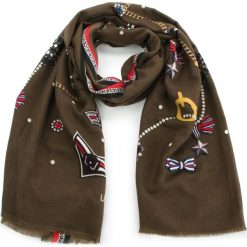 Szal LIU JO - Sciarpa 70x200 Darse N68312 T0300 Dark Olive 90822. Zielone szaliki i chusty damskie Liu Jo, z materiału. Za 199.00 zł.