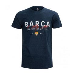 Koszulka z okrągłym dekoltem Barça, Spotify Camp Nou. Niebieskie koszulki sportowe męskie FC Barcelona, l, bez wzorów, bez kołnierzyka, bez ramiączek, do piłki nożnej. Za 111.78 zł.