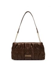 LOVE MOSCHINO Torebka JC4089PP1PLU0300 Brązowy. Brązowe torebki do ręki damskie Love Moschino, bez wzorów, ze skóry, bez dodatków. Za 659.99 zł.