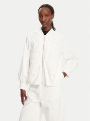 ACCESS FASHION Kurtka bomber 53-1039-886 Biały Regular Fit. Białe kurtki damskie ACCESS FASHION, xl, bez wzorów, z bawełny, bez kaptura. Za 519.99 zł.