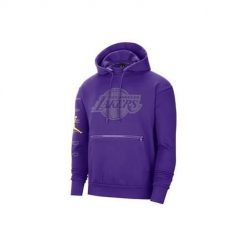 Bluza sportowa męska Nike Nba Los Angeles Lakers. Bluzy męskie Nike, m, bez wzorów, z kapturem, do koszykówki. Za 349.00 zł.