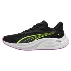 Buty do biegania damskie PUMA Electrify Nitro 4 puma. Czarne obuwie sportowe damskie Puma, bez wzorów, z gumy, do biegania. Za 425.35 zł.