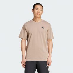 Koszulka treningowa Train Essentials Feelready. Brązowe buty sportowe męskie Adidas, bez zapięcia, na fitness i siłownię. Za 129.00 zł.