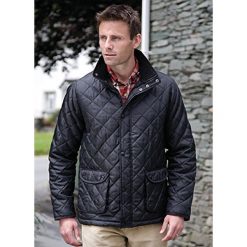 Męska Kurtka Miejska Cheltenham Water Repellent. Niebieskie kurtki męskie RESULT, l, z aplikacjami, z materiału, eleganckie, bez kaptura. Za 176.99 zł.