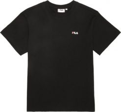 Koszulka damska Fila Lignano czarna FAW1053 80010 M. Czarne t-shirty damskie Fila, m, bez wzorów, bez kołnierzyka. Za 119.49 zł.
