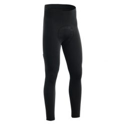 Spodnie rowerowe Btwin RC100 wiosenno/jesienne. Czarne buty sportowe męskie VAN RYSEL, z elastanu, bez zapięcia, rowerowe. Za 99.99 zł.