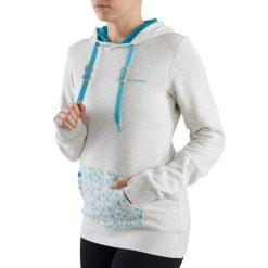 Bluza turystyczna damska Viking Laxa Bamboo z kapturem. Czarne bluzy damskie Viking, l, bez wzorów, z bawełny, z kapturem. Za 159.90 zł.