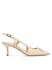 Marciano Guess Szpilki 5RGZ15 7287A Écru. Szpilki damskie Marciano Guess, z aplikacjami, ze skóry, bez obcasa, bez zapięcia. Za 669.99 zł.