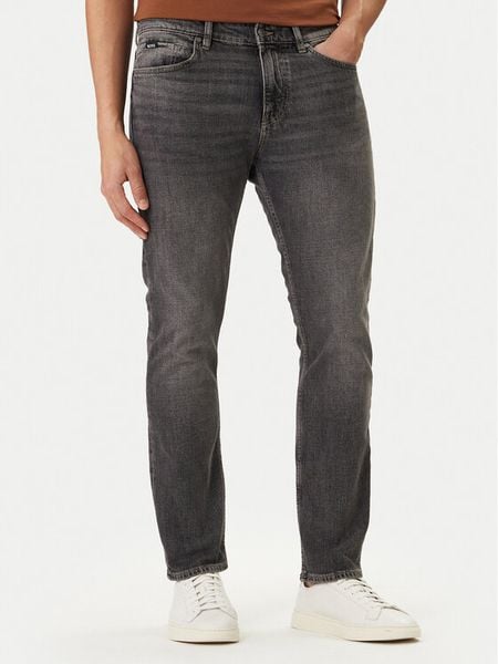 BOSS Jeansy C-Delaware 50557508 Szary Slim Fit. Szare jeansy męskie Boss. Za 512.99 zł.