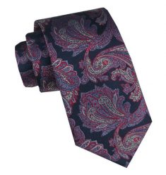 Elegancki i Modny Krawat Jedwabny - Alties - Duże Kwiaty. Krawaty i muchy Alties, bez wzorów, z jedwabiu, eleganckie. Za 115.00 zł.