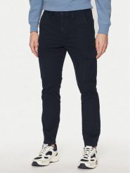 Tommy Jeans Spodnie materiałowe Austin DM0DM20281 Granatowy Regular Fit. Niebieskie spodnie materiałowe męskie Tommy Jeans, m, bez wzorów, z bawełny. Za 249.99 zł.