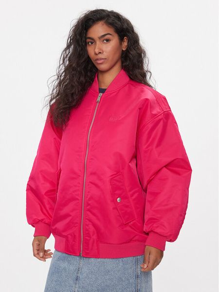 Tommy Jeans Kurtka bomber Tonal DW0DW16563 Różowy Oversize. Czerwone kurtki damskie Tommy Jeans, m, bez wzorów, z jeansu, bez kaptura. Za 619.99 zł.