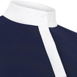 Damska koszulka konkursowa z długim rękawem Kentucky Horsewear Classic. Niebieskie t-shirty damskie KENTUCKY HORSEWEAR, l, bez wzorów, z materiału, eleganckie, bez kołnierzyka. Za 485.00 zł.