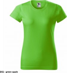 MALFINI Basic 134 - ADLER - Koszulka damska, 160 g/m - green apple M. Zielone t-shirty damskie Malfini, m, bez wzorów, bez kołnierzyka. Za 22.14 zł.