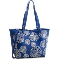 Torebka DESIGUAL - 18SAXPB3 5000. Niebieskie torebki do ręki damskie Desigual, z materiału. W wyprzedaży za 229.00 zł.