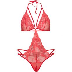Body ze stringami "ouvert" bonprix czerwony. Body damskie marki bonprix. Za 59.99 zł.