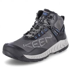 Buty trekkingowe męskie Keen Nxis Evo WP. Szare trekkingi męskie Keen, za kostkę, trekkingowe. Za 581.00 zł.
