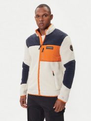 Napapijri Polar Yupik NP0A4GNT Beżowy Regular Fit. Brązowe bluzy męskie Napapijri, m, bez wzorów, z polaru, bez kaptura. Za 759.99 zł.