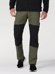 WRANGLER ATG REINFORCED SOFTSHELL PANT MĘSKIE SPODNIE MATERIAŁOWE DUSTY OLIVE WC3TAWX45 112324341. Zielone spodnie materiałowe męskie Wrangler, l, bez wzorów, z materiału. Za 239.99 zł.