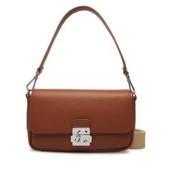 Torebka Coccinelle. Brązowe torebki do ręki damskie Coccinelle, bez wzorów, klasyczne, bez dodatków. Za 1,289.00 zł.