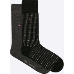 Tommy Hilfiger - Skarpety (2-pack). Czarne skarpety męskie marki Tommy Hilfiger, z bawełny. W wyprzedaży za 34.90 zł.