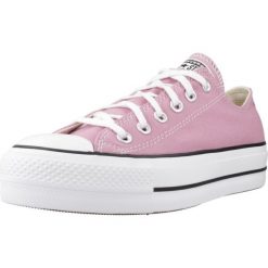 Buty CONVERSE CHUCK TAYLOR ALL STAR LIFT Rose. Czerwone trekkingi damskie Converse, trekkingowe. Za 384.21 zł.