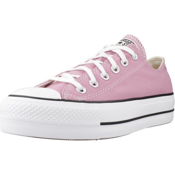 Buty CONVERSE CHUCK TAYLOR ALL STAR LIFT Rose. Czerwone trekkingi damskie Converse, trekkingowe. Za 388.25 zł.
