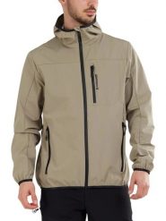 Kurtka softshellowa męska Fundango Alloy Hooded Softshell. Brązowe kurtki męskie Fundango, m, bez wzorów, z materiału, bez kaptura. Za 599.00 zł.