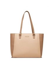 Nine West Torebka CEO-Midtown Maven-LX9844 Beżowy. Brązowe torebki do ręki damskie Nine West, bez wzorów, z materiału, bez dodatków. Za 299.99 zł.