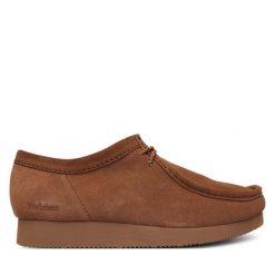 Półbuty Clarks. Brązowe półbuty na co dzień męskie Clarks, bez zapięcia. Za 429.99 zł.