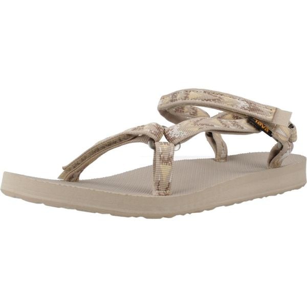 Sandały Teva Model W Original Universal Slim Kolor Beżowy. Brązowe sandały damskie Teva, bez wzorów, z tkaniny, bez obcasa, bez zapięcia. Za 159.50 zł.