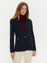 Morgan Marynarka 242-VLENO.F Granatowy Regular Fit. Niebieskie żakiety damskie Morgan, bez wzorów, z syntetyku. Za 269.99 zł.