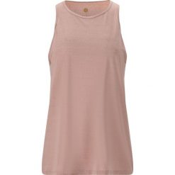 Koszulka do jogi Athlecia Mota Slub Top. Czerwone t-shirty damskie Endurance, bez wzorów, z elastanu, bez kołnierzyka. W wyprzedaży za 99.99 zł.