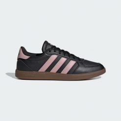Buty Breaknet Sleek. Brązowe obuwie sportowe damskie Adidas, bez wzorów, z gumy. Za 239.00 zł.