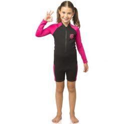 Pianka neoprenowa z długim rękawem Cressi Little Shark Shorty Jr Różowa 13/14. Czarne kąpielówki dla chłopców CRESSI, bez wzorów, z neoprenu, długie. Za 199.00 zł.