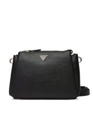 Guess Torebka Noelle II HWZG96 72120 Czarny. Czarne torebki do ręki damskie Guess, z aplikacjami, ze skóry, bez dodatków. Za 389.99 zł.