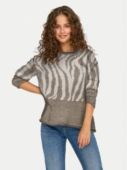 ONLY Sweter Jade 15294969 Zielony Regular Fit. Zielone swetry damskie Only, xs, bez wzorów, z syntetyku, bez kołnierzyka, bez ramiączek, bez kaptura. Za 149.99 zł.