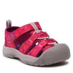 Sandały Keen. Czerwone sandały dziewczęce Keen, bez zapięcia. Za 139.99 zł.