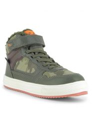 Leaf Sneakersy Sandvik LSAND101E Khaki. Brązowe buty sportowe chłopięce Leaf, bez wzorów, ze skóry, bez zapięcia. Za 309.99 zł.