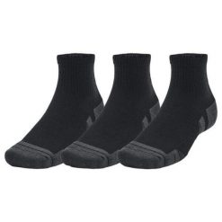 Skarpety treningowe Under Armour Performance Tech 3 Pack. Czarne skarpety damskie Under Armour, bez wzorów. Za 79.99 zł.