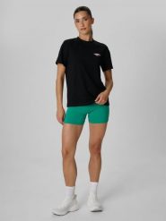 4F Legginsy krótkie dzianinowe damskie - zielone XL. Zielone legginsy damskie 4f, s, bez wzorów, z dzianiny. W wyprzedaży za 39.99 zł.