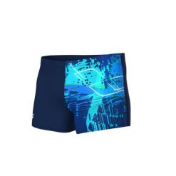 Kąpielówki bokserki męskie spodenki pływackie na basen Arena Funny Spot. Niebieskie kąpielówki męskie Arena, m, bez wzorów, do pływania. Za 69.99 zł.