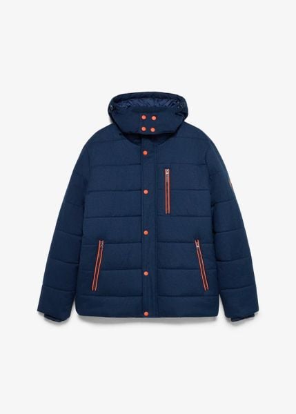 Hydrofobowa kurtka funkcyjna. Niebieskie kurtki męskie bonprix, m, bez wzorów, bez kaptura. Za 379.99 zł.
