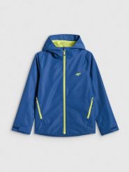 4F Kurtka membrana 5000 chłopięca - granatowa 134 (8-9 lat). Niebieskie kurtki i płaszcze dla chłopców 4f, bez wzorów, bez kaptura. Za 179.99 zł.