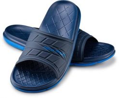 Klapki basenowe dla dorosłych Aqua Speed Aspen. Czarne klapki męskie Aqua-Speed, z materiału. Za 79.99 zł.