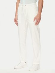 Blend Spodnie materiałowe 20718408 Biały Regular Fit. Białe spodnie materiałowe męskie Blend, l, bez wzorów, z bawełny. Za 119.99 zł.