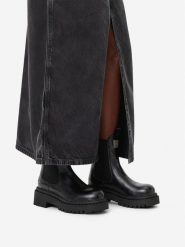 G-Star Raw Sztyblety EO-DAMLA-25FW26 Czarny. Czarne botki damskie G-Star, ze skóry, retro, bez obcasa, na płaskiej podeszwie, bez zapięcia. Za 479.99 zł.