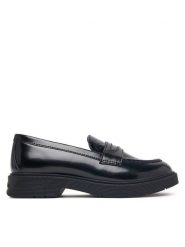 Calvin Klein Półbuty Low Cut Shoe V3X4-83493-1453 S Czarny. Czarne półbuty dziewczęce Calvin Klein, bez wzorów, ze skóry, bez zapięcia. Za 409.99 zł.